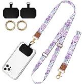 BeauBeast Cell Phone Lanyard Adjustable Crossbody Strap, Cute Phone Neck Wristlet Wrist Strap Patch for Keys Case Accessories