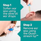 Medi Grade Ear Wax Removal Kit with Olive Oil Drops 10ml Quad-Stream Tips view 3