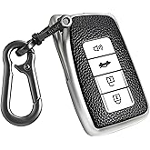 Kirsnda Texture key fob cover case keychain Compatible with Lexus,Soft TPU key case/skin,4-Buttons fit ES IS GS NX RX RC GX LX 570 200 250 300 350 h F Sport Remote Key Vehicle Accessories,silver