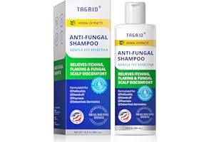 Anti-Dandruff Shampoo for Men and Women, Anti-Fungal Shampoo, Scalp Treatment for Dandruff, Psoriasis, Folliculitis, and Sebo