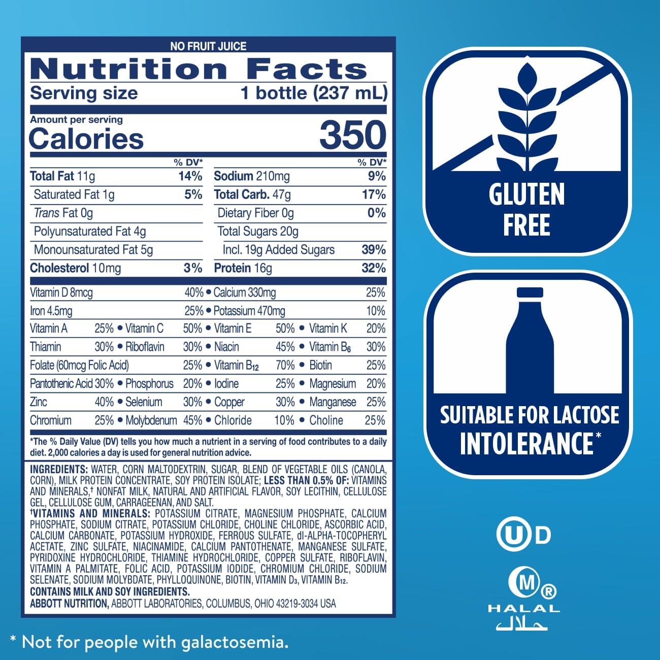 Ensure Plus Strawberry Nutrition Shake | Meal Replacement Shake | Ready To Drink | 16g Protein and 27 Vitamins and Minerals | 8 fl oz - 24 Pack