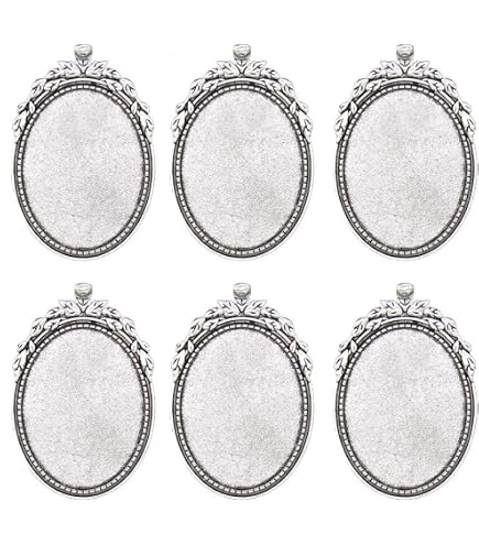 10 Set Ciondoli Rettangolari Julie Wang: Cabochon In Vetro Trasparente 50x10mm Con Base In Lega Color Argento Per Gioielli Fai Da Te