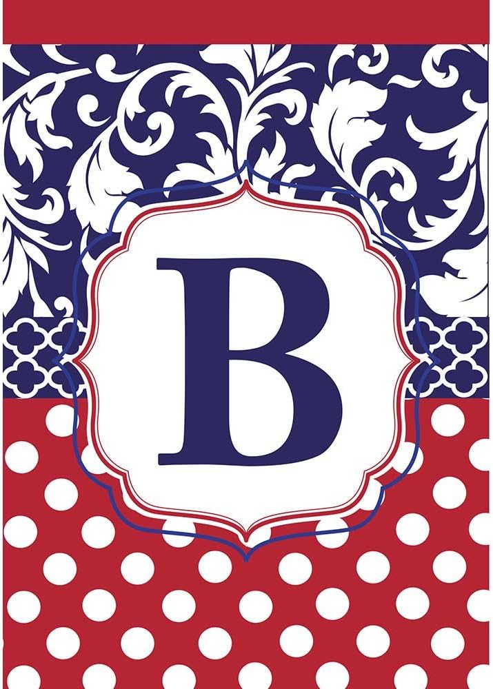 Best Monogram Garden Flag B
