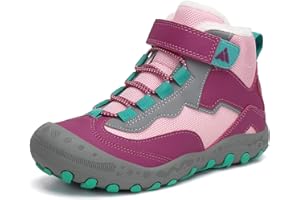 Mishansha Kids Hiking Boots Toddler Girls Boys Hiking Shoes Water-Resistant Anti-Collision Non-Slip Athletic Outdoor Trekking Boots