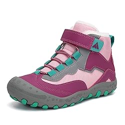 Mishansha Boy's Girl's Warm Outdoor Hiking Shoes