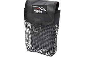 MEELYHOME Diving Gear Bag Finger Reel Safety Surface Marker Buoy Mesh Storage Pocket Snorkeling Equipment Holder Carry Pouch Buoy Storage Bag Buoy Mesh Storage Pocket Diving Gear Bag Buoy