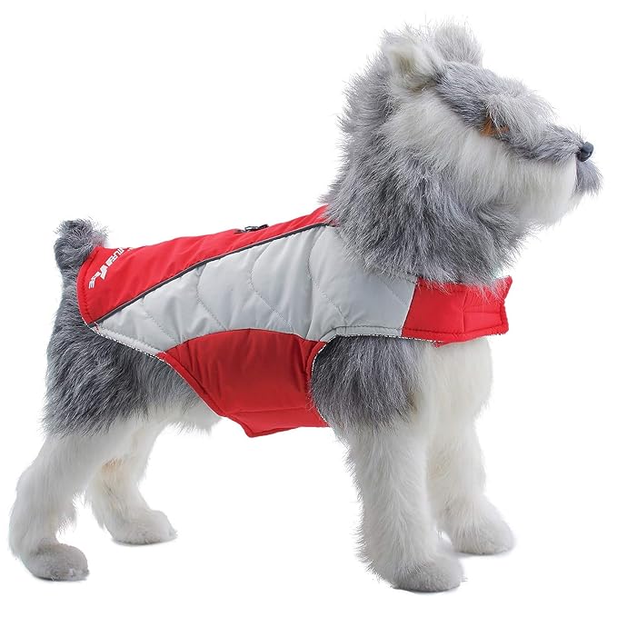 ThinkPet Waterproof Dog Winter Jacket, Refletcive Heatreflecting Dog
