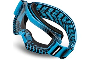 BELINOUS Kid Riding Goggles for ATV Dirt Bike Motorcycle Motorcross MX, Youth Dirt Bike Goggles for Kids 3-12 with Soft Strap