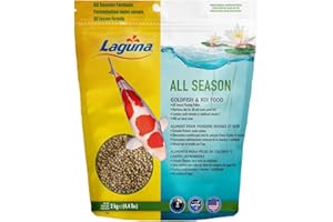 LAGUNA All Season Goldfish & Koi Floating Food, 4.4 Lbs, Beige