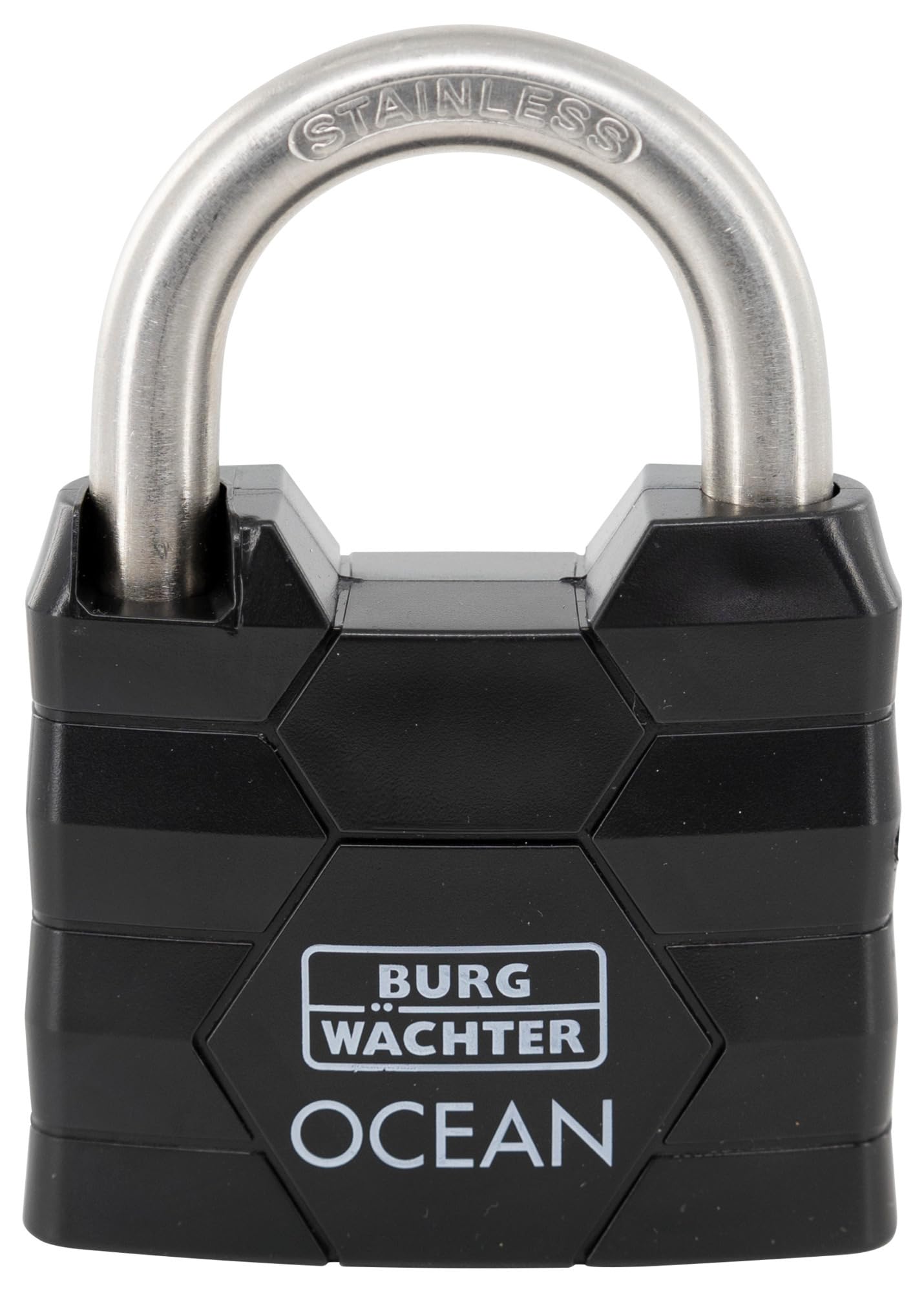 Burg Wächter 42151 Padlock Ocean 490 Ni 50 SB, Black