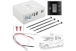 MOJIOO 3316230.000 RV Wall Thermostat Relay Box Kit with LCD Display Replacement for Dometic,Control Kit for Cool/Furnace Control for RV/Camper Conditioners 3316230.700