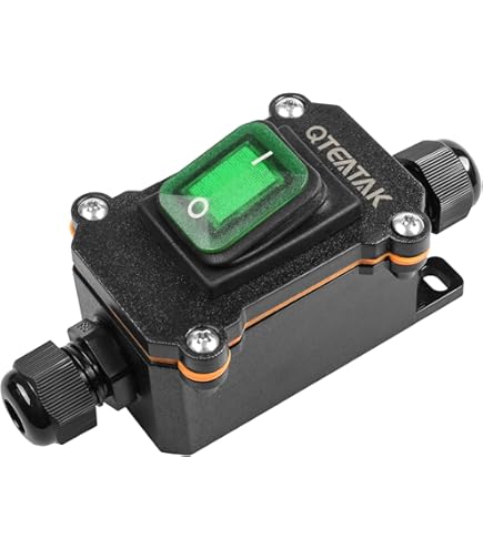 Gebildet Inline Cord Switch DPST Rocker Switch IP66 Waterproof