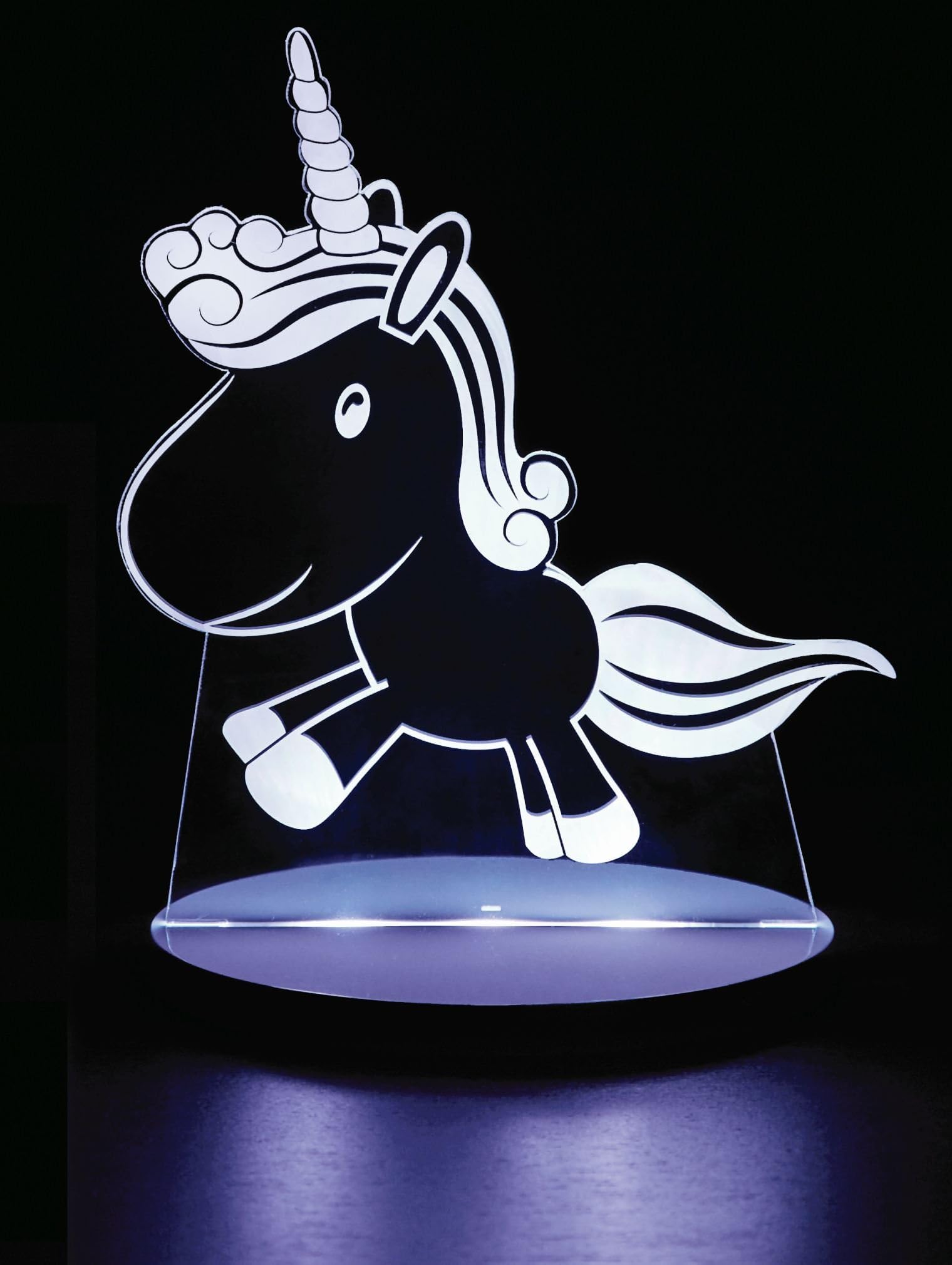 Tulio Prancing Unicorn Insert for Dream Light Multi-Use, Multi-Color Night Light