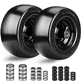 Upgrade 11x6.00-5" Flat Free Tires,2Pcs Solid