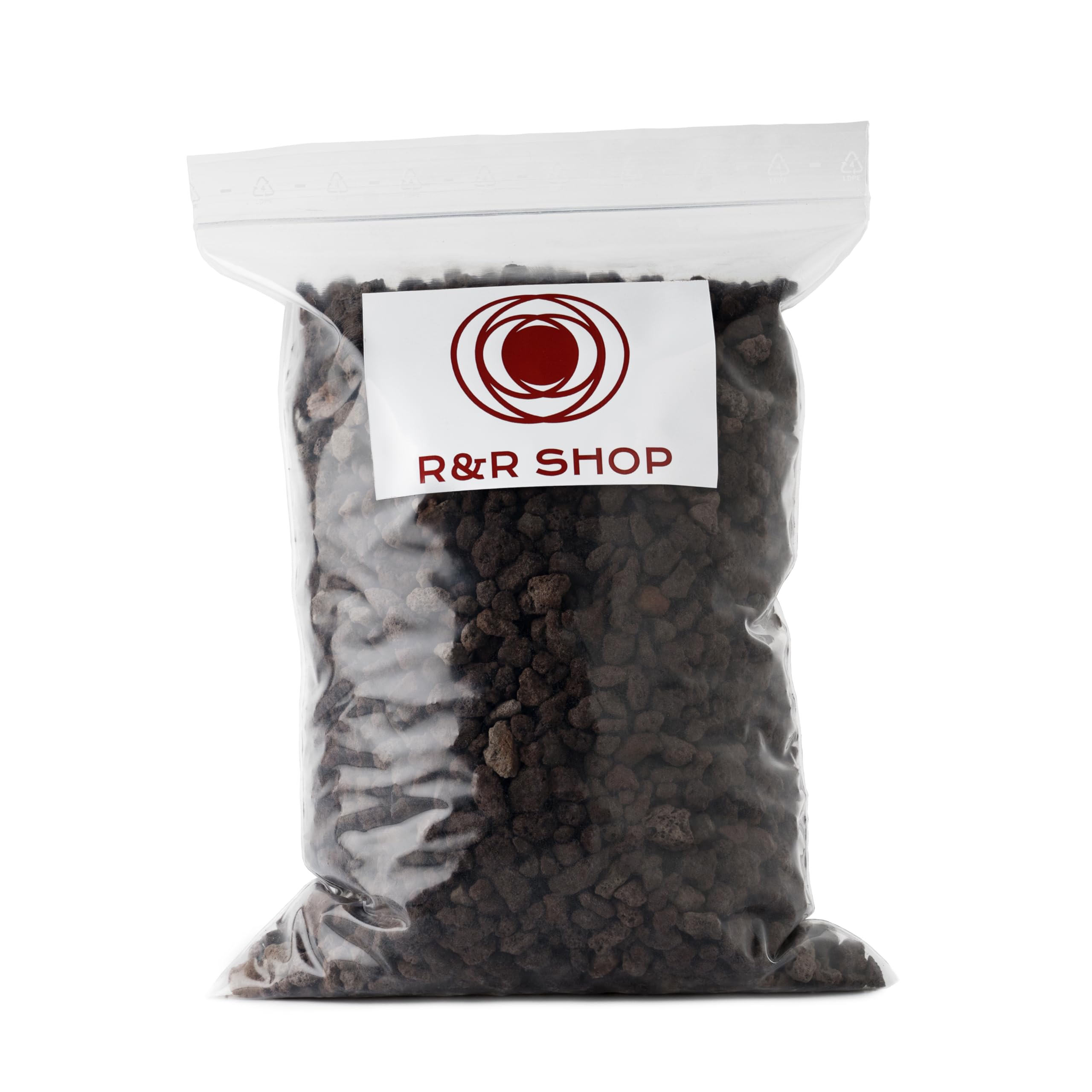 R&R SHOP – Fine Lava Rock for Plants, 100% Natural PH Neutral, Ideal for Germination, Ventilation Improving Plant Growth, 5-15 mm (1L)