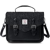 Islander® The Calton Satchel - Ladies Satchel With HARRIS TWEED - Small and Medium