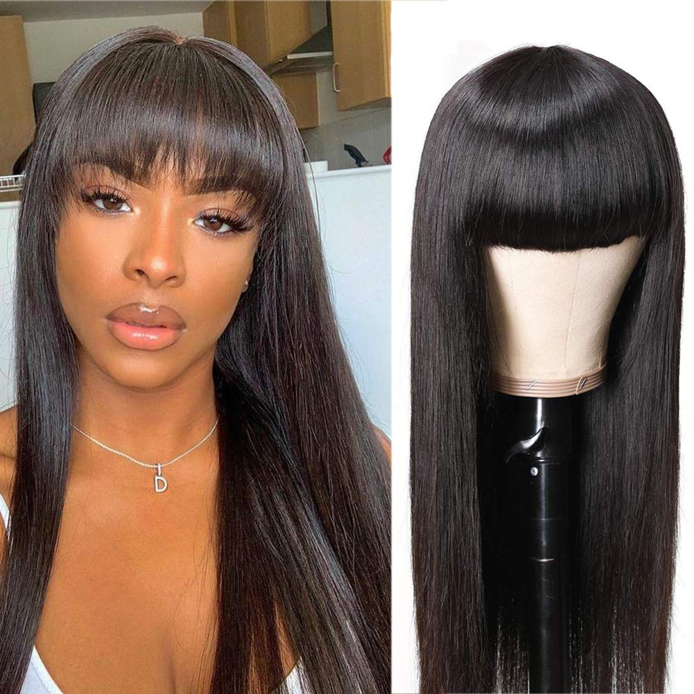 14 inch wig with bangs Clearance