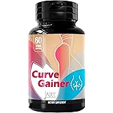 Jadee Curve Weight Gainer for Women – Natural Butt Enhancer Pills with Aguaje, Pueraria Mirifica & Dong Quai | Weight Gain Pills for Big Butt & Hips | Booty Builder & Butt Growth Herbal Formula