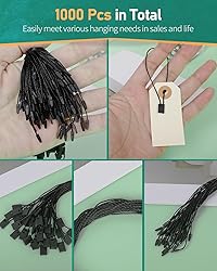 Uniclife 1000 Pcs Hang Tag Strings 6.5 Inch Price