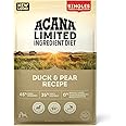 ACANA Singles Limited Ingredient Dry Dog Food, Duck & Pear Recipe, Single Protein Source Dog Food Kibble, 13lb