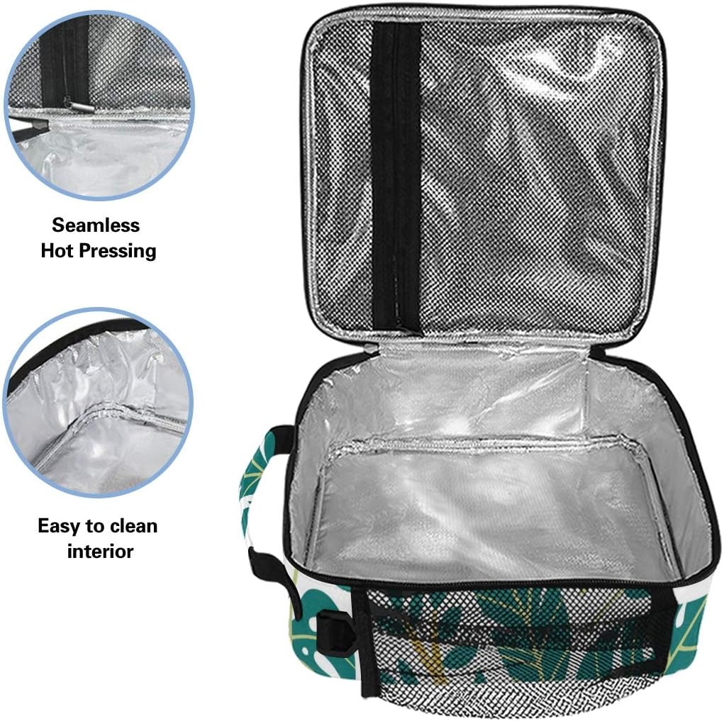 Cute Lunch Box Sloth Insulated Lunch Bags Cute Large Lunch Tote Bag Cool Freezable Lunch Tote 5L with Shoulder Strap for Kids Girls Women - Image 4