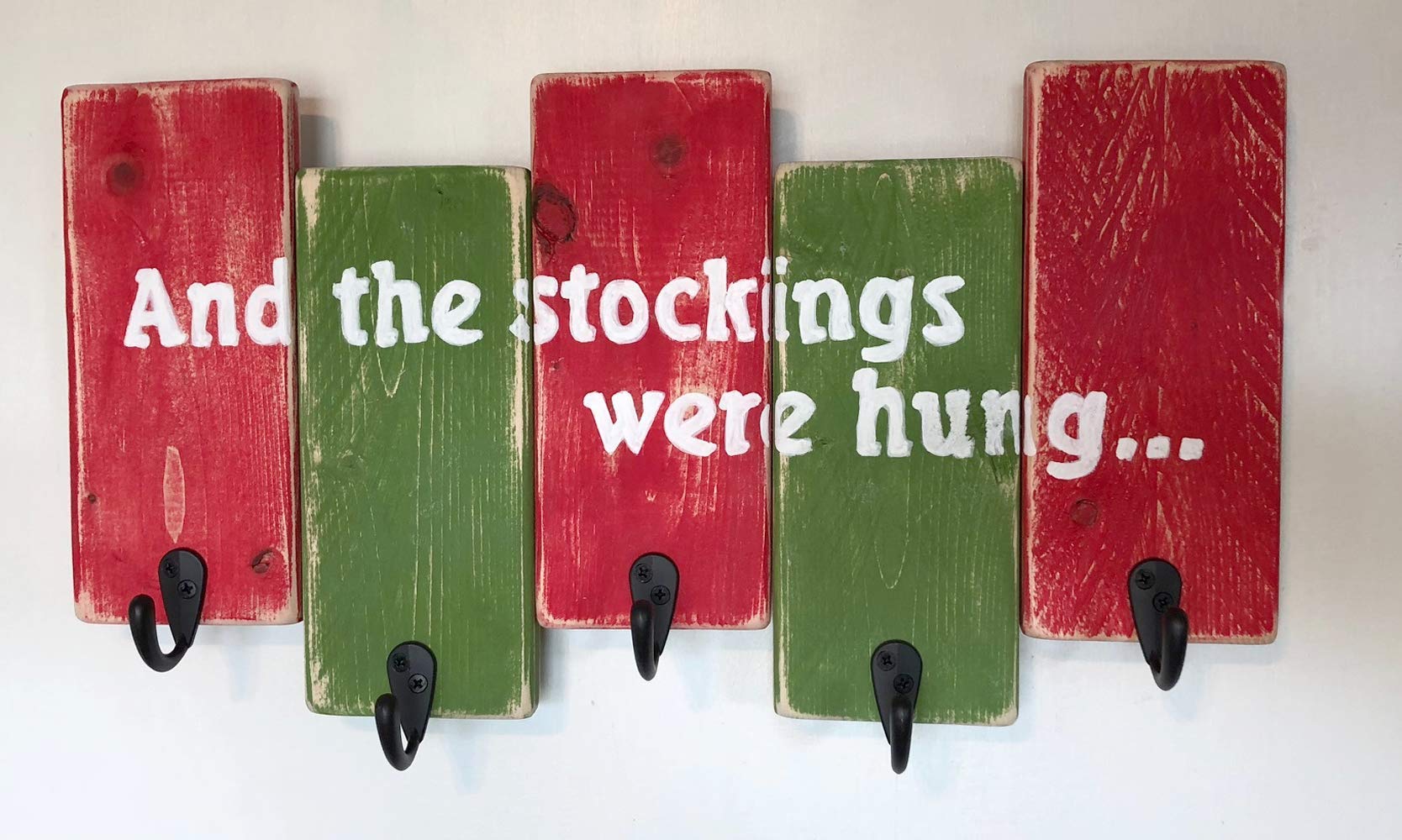 Christmas Stocking Holder by Out Back Craft Shack “And the stockings