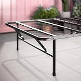 Zinus SmartBase Single Bed Frame 90 x 190 cm Black 35.5 cm High with Storage view 9