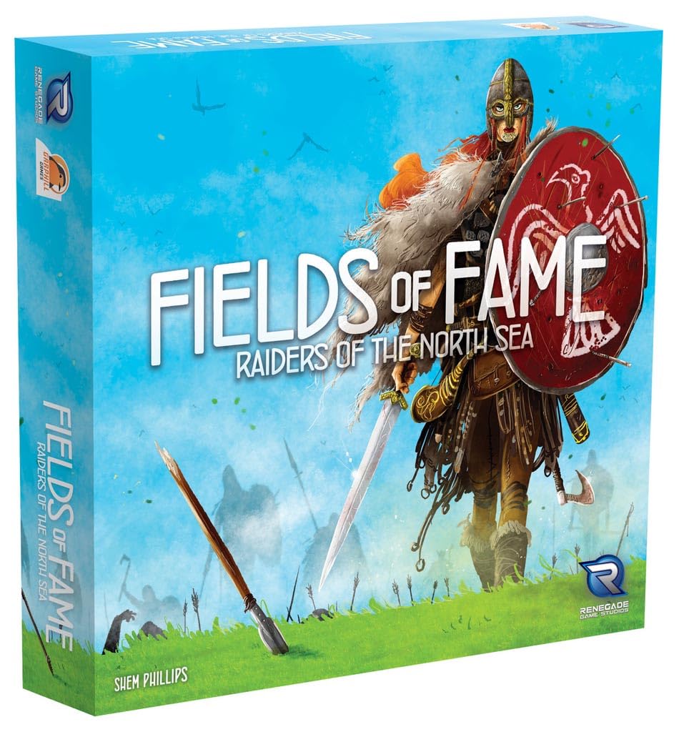 Renegade Game Studios Raiders of the North Sea: Fields of Fame Board Game Expansion, 2-5 Players, Strategy
