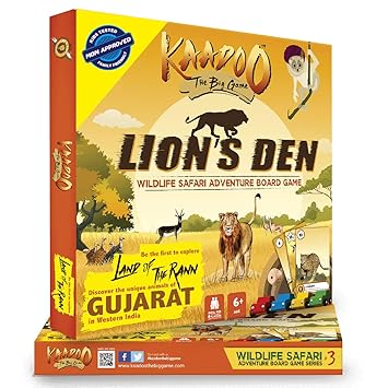 Kaadoo Lions Den-Jungle Safari Board Game