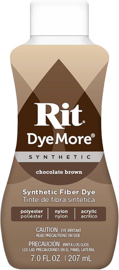 Rit Dye More Synthetic 7oz Chocolate Brown for Polyester & Blends