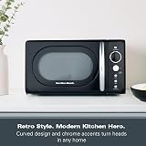 Hamilton Beach Retro Microwave 20L 700W Digital LED 8 Pre-set Black HB70H20B view 8