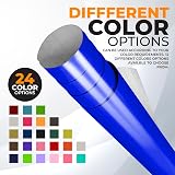 vgoltd Glossy Self-Adhesive Vinyl Wrap 60x500 cm Brilliant Blue Roll view 5