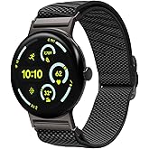 Spigen Lite Fit X Designed For Google Pixel Watch 4/3 45mm Band Nylon Solo Loop Strap - Black