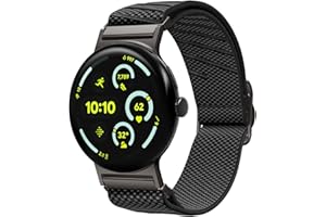 Spigen for Google Pixel Watch 4 Band, Lite Fit X Compatible with 4/3 45mm, 4/3/2/1 41mm Soft Breathable Adjustable Nylon Solo
