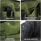 Ledeak Garden Tool Bag Deluxe Portable 8 Pockets 600D Oxford Tote view 3