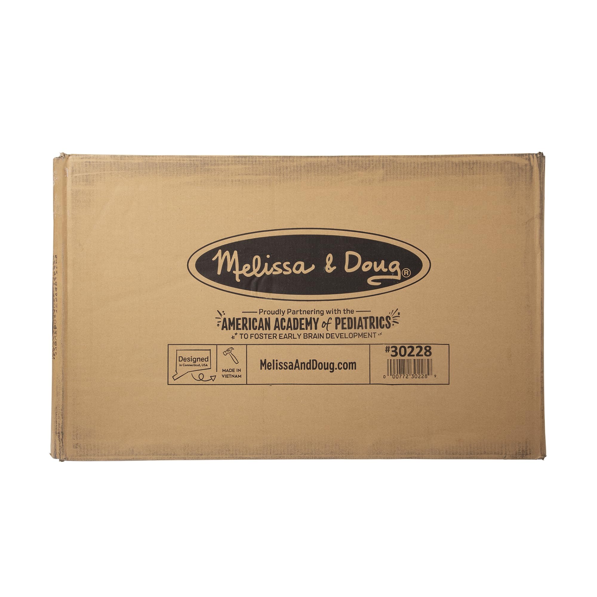 Melissa & Doug Toy Chest, Wooden Toy Storage Box with Safety-Hinged Lid, Kids Toys Storage Organizer for Playroom, Bedroom, & Montessori Classroom Furniture for Boys & Girls Ages 3+