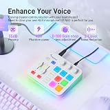 MAONO G1 NEO Gaming Audio Interface Pro-Preamp RGB Bluetooth 48V Phantom view 3