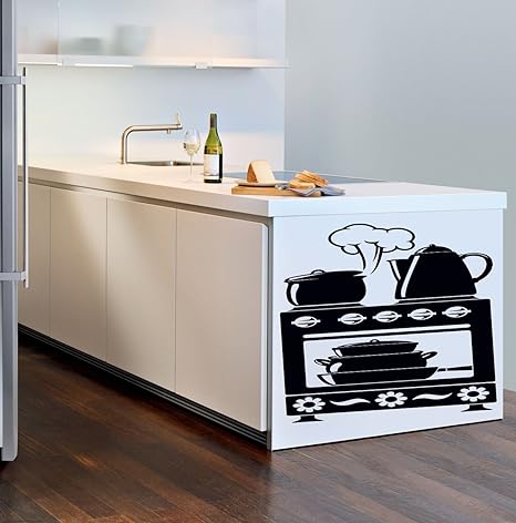 Amazon Com Cafe Bar Kitchen Tea Coffee Cake Kettle Teapot Kettle Cook Kids Room Children Stylish Wall Art Sticker Decal G9094 Home Kitchen