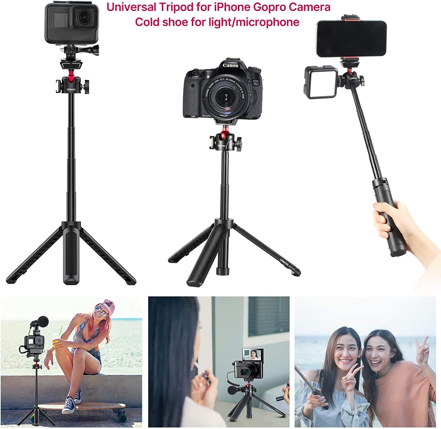 Video Photo Filming Vlogging Vlogging For Perfect Camera Action 360 Insta Action Osmo Dji Max Gopro For Stick Selfie Extendable Mt 16 Phone Camera For Tripod Mini Vijim Lighting Etc Youtube Tripod Legs We