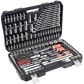 Yato YT-38841 216-Piece Socket Spanner Set &ndash; 1/4 Inch, 3/8 Inch and 1/2 Inch