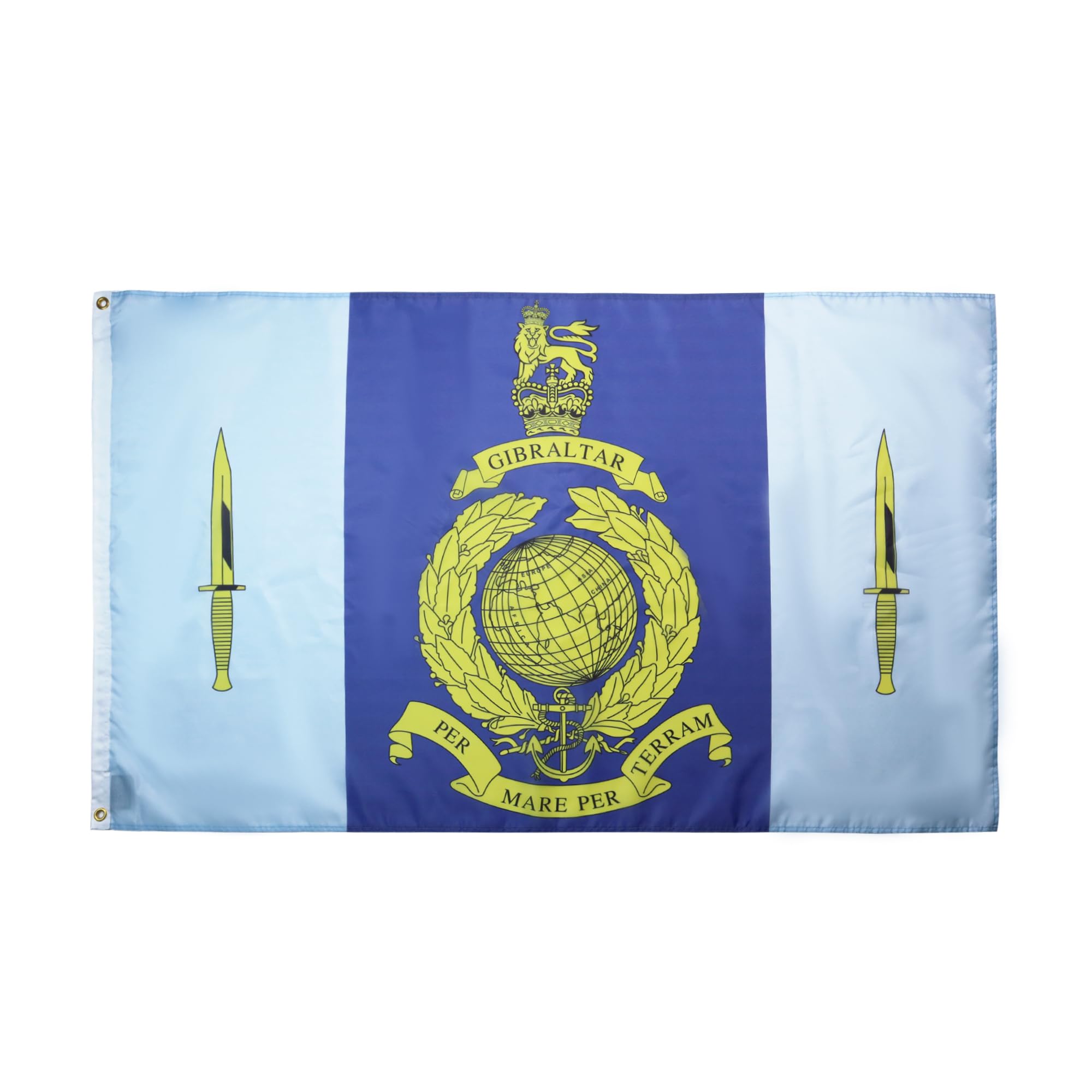 AZ FLAG - 40 Commando British Royal Marines Flag - 3x5 Ft - 100D Polyester British Army Banner with Two Metal Grommets - Fade Resistant - Vivid Colors - 3' x 5' Feet - 150x90 Cm