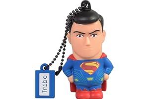 Tribe DC Comics Warner Bros. Pendrive Figure 16 GB Funny USB Flash Drive 2.0, Keyholder Key Ring, Superman Movie