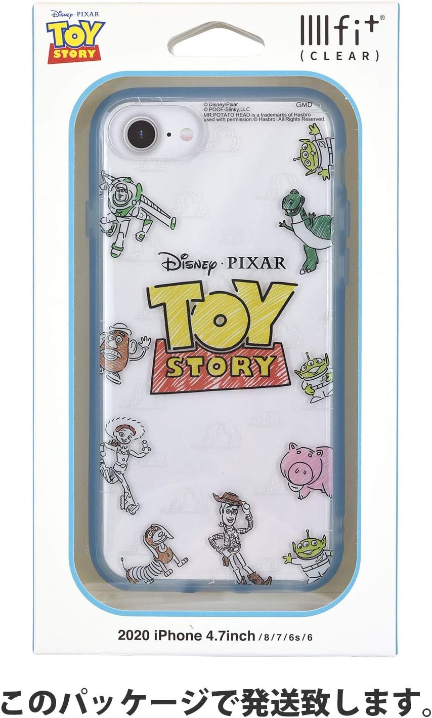 Amazon グルマンディーズ ディズニー ピクサーキャラクター Iiiifit Clear Iphonese 第2世代 8 7 6s 6 4 7インチ 対応ケース トイ ストーリー Dn 685a ブルー グルマンディーズ 家電 カメラ