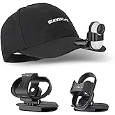 Sinyutia Baseball Hat Camera Clip for Insta360 Go 3s | Vertical &amp; Horizontal Adjustable Baseball Cap Mount Bracket for Insta 360 Go 3s Accessories