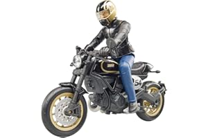 Bruder Ducati Scrambler Cafe Racer with Driver Vehicles-Toys