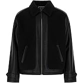 GUESS mens Ren Bonded Faux Sherpa Jacket