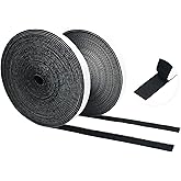 3/4 inch*32.8 ft Hook and Loop Tape Roll, Self-Adhesive Strips Double Sided Tape Heavy Duty Industrial Strength Sticky Fasten