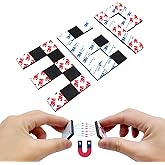 Thickend A + B Magnetic Tape with Adhesive Backing, (1"x1" x 36Pack) Square a b Magnet Paired to Use, Flexible Magnet Dots Sticky for Crafts 25mmx25mm (Thick 0.16"/ 4mm), (36Pack=18 Pairs)
