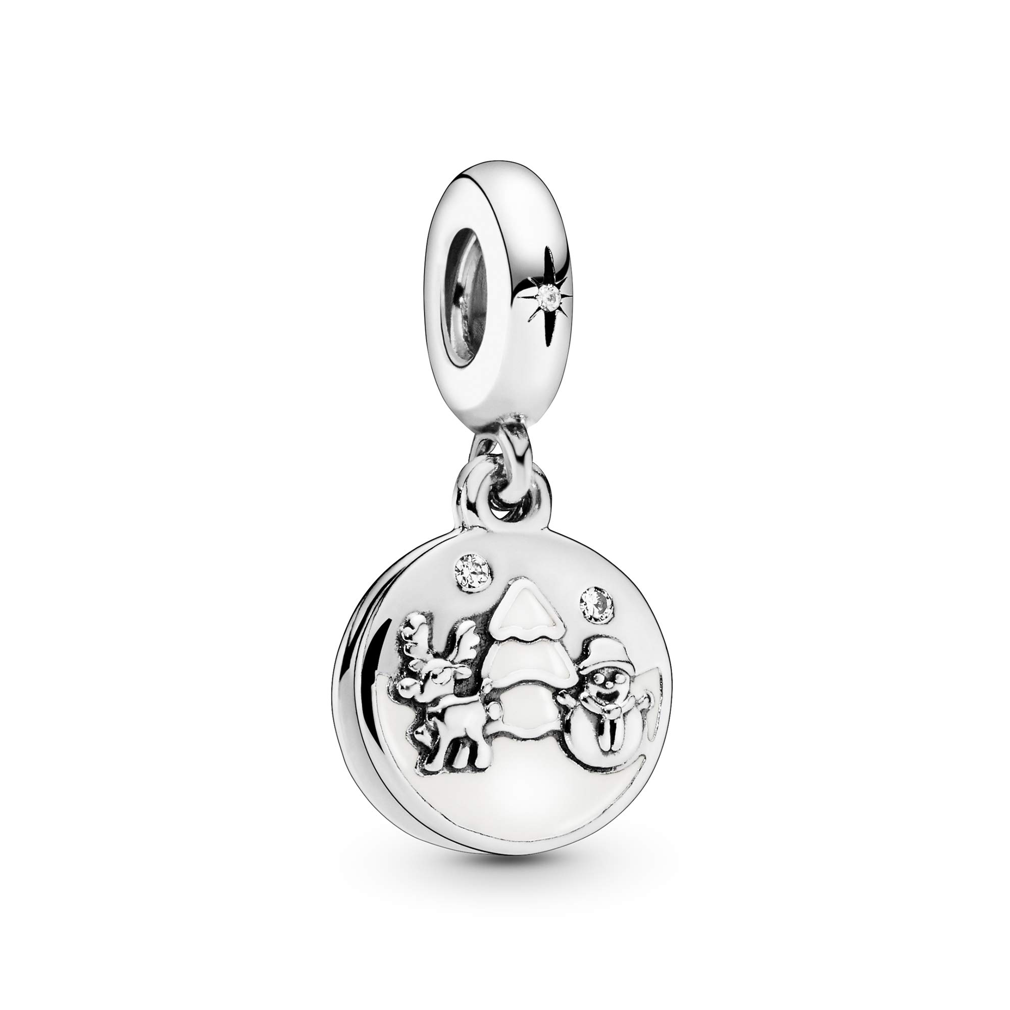 PANDORA 797562EN12 Women's Bead Charms 925 Sterling Silver, Silver