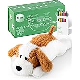 MY LITTLE BUDDY Heatable Weighted Plush Puppy Dog – Cozy Comfort & Security, Soothing Stuffed Animal for Kids & Toddlers, Compact 1.5 lbs – Perfect for Cuddles!